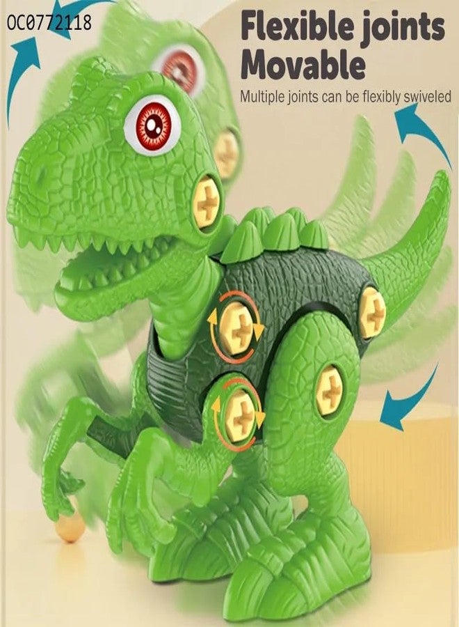 Aganta Dinosaur Pack of 4 with 1 Screwdriver Take Apart Dino Kids Building Learning Toys for 3+ Year - Image 3